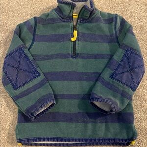 Mini Boden Zip Pullover Sweatshirt 3-4